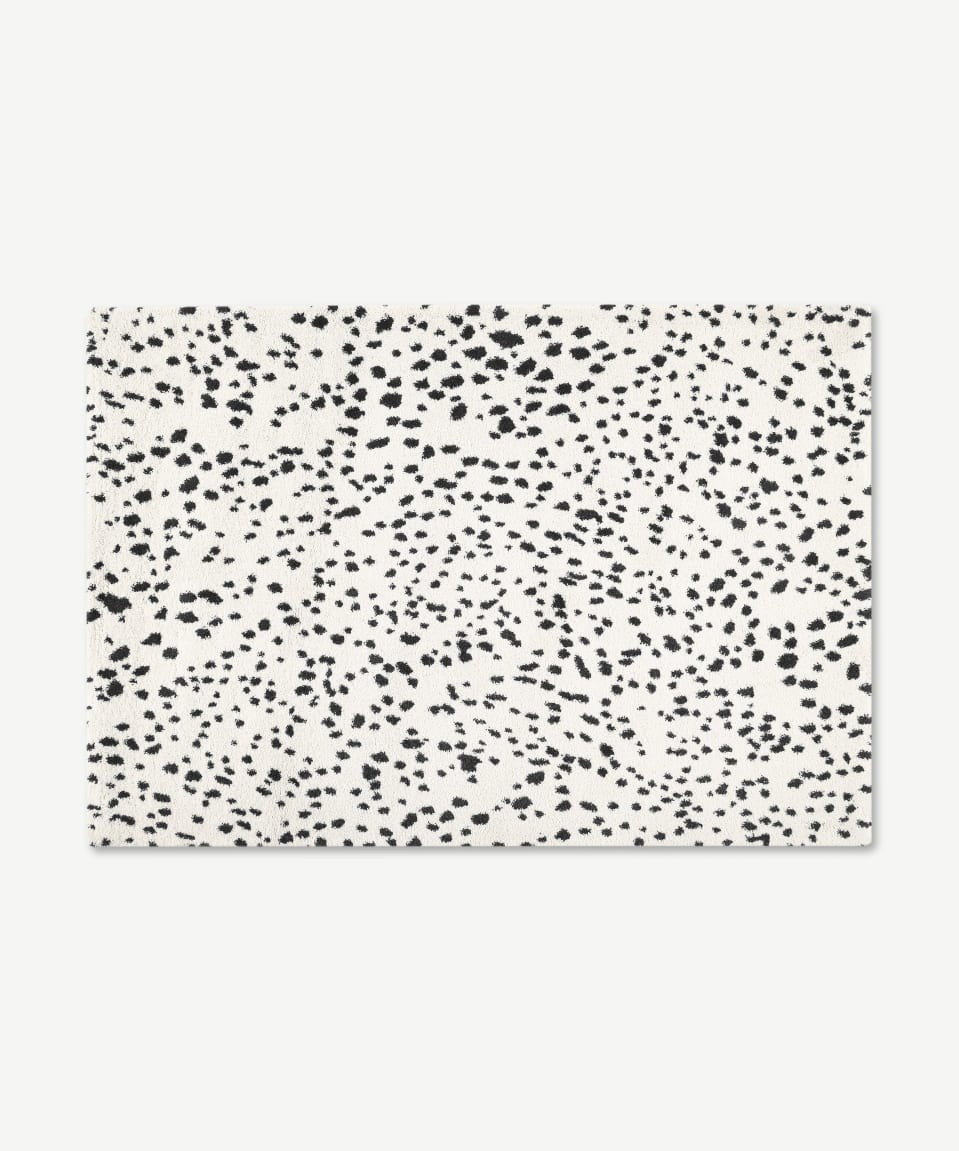 Joleph Teppich (160 x 230 cm), Cremeweiß und Schwarz | MADE.com (DE & AT)