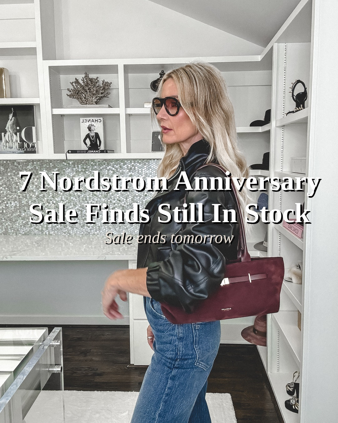 7 Nordstrom Anniversary Sale finds still in stock. ✨✨ SALE ends tomorrow, so don’t sleep on these!)

1️⃣ Faux leather bomber jacket — looks way more expensive than it is
2️⃣ Burgundy sneakers — so comfortable, the perfect fall sneaker
3️⃣ Green cropped military jacket — gorgeous color, gold luxe buttons
4️⃣ Ivory cropped moto jacket — designer-inspired, a fraction of the price
5️⃣ Burgundy leather blazer — perfect for the office or a night out
6️⃣ Ivory fringe jacket — such a fun statement piece, instantly elevates any look
7️⃣ Navy suede sneakers — comes in 5 colors and I can’t believe they’re still in stock
Wearing my true-to-size XS in everything✨
Act fast — sale ends tomorrow!

#LTKootd #LTKOver40 #LTKSaleAlert