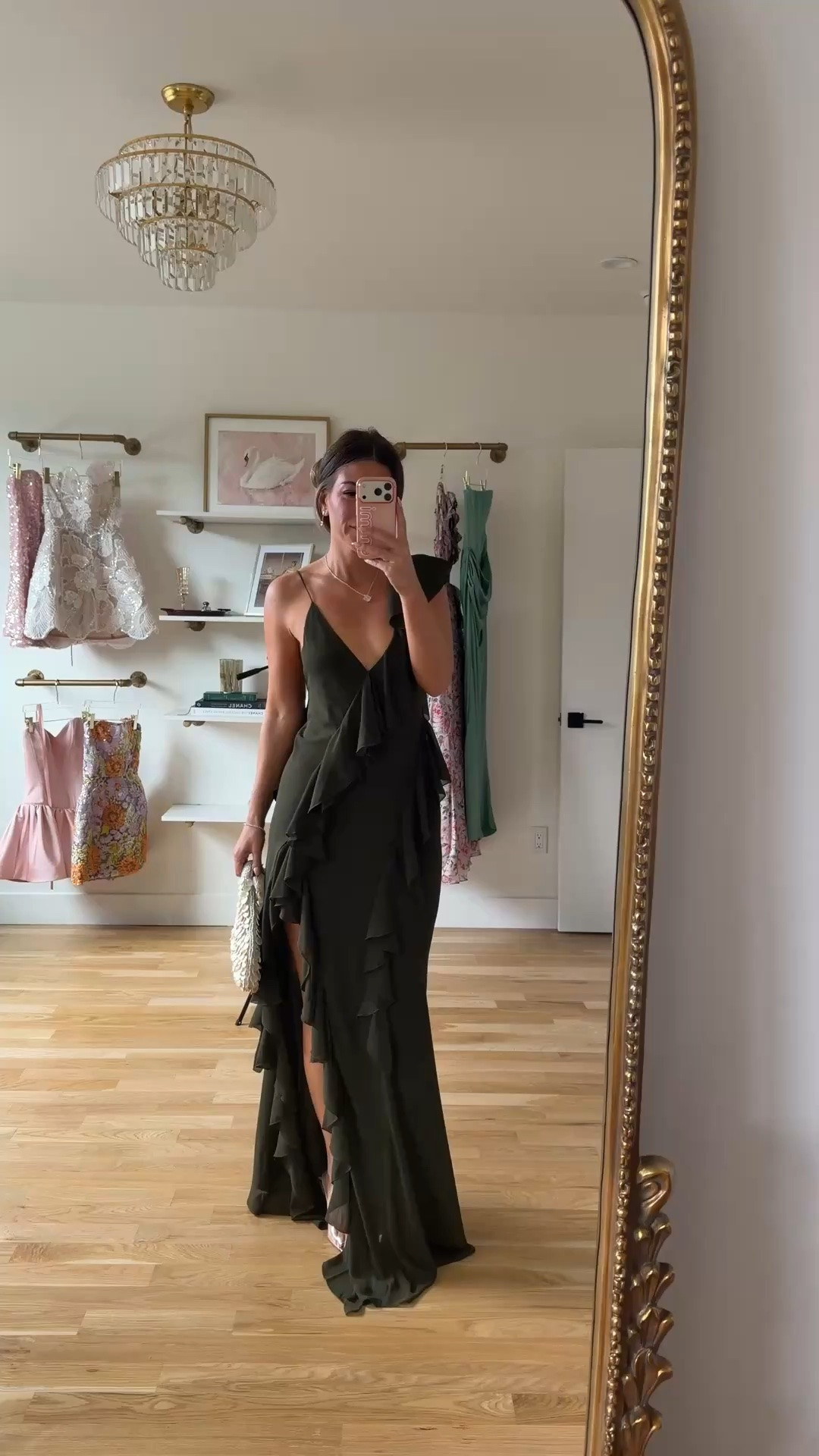 olive green gown with with a plunging V-neckline, one-shoulder ruffle detail, and a high slit amazon fall formal event & wedding guest dress ✨

Im 5’4” and wearing my usual small/2 

electric picks: emerson20

amazon fashion, amazon dresses, amazon finds, amazon outfit ideas, amazon summer outfits, affordable fashion finds, resortwear, resort outfits, vacation outfits, vacation dresses, beach vacation outfits, summer vacation outfits, tropical vacation outfits, vacation outfit ideas, summer wedding guest dresses, wedding guest dresses, cocktail dresses, semi-formal dresses, black tie wedding guest dresses, destination wedding guest dresses, garden party dresses, wedding guest outfit ideas

#LTKgrwm #LTKSeasonal #LTKWedding