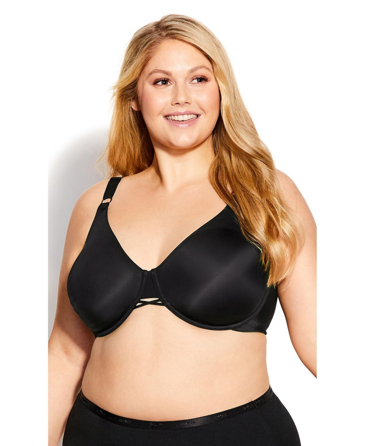 Avenue Women's Back Smoother Bra - Black | Macy's
