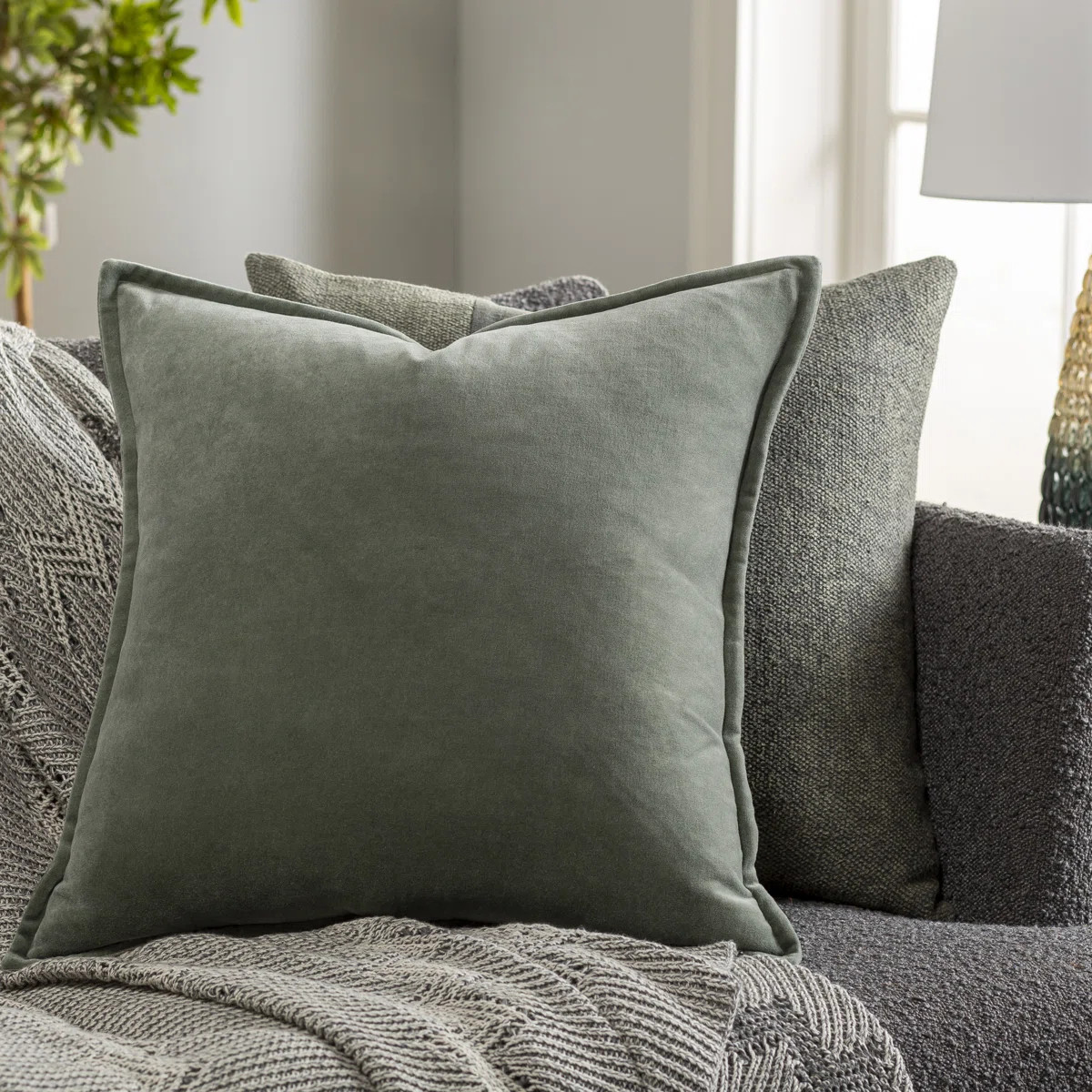Edgar Square 100% Cotton Pillow | Wayfair North America