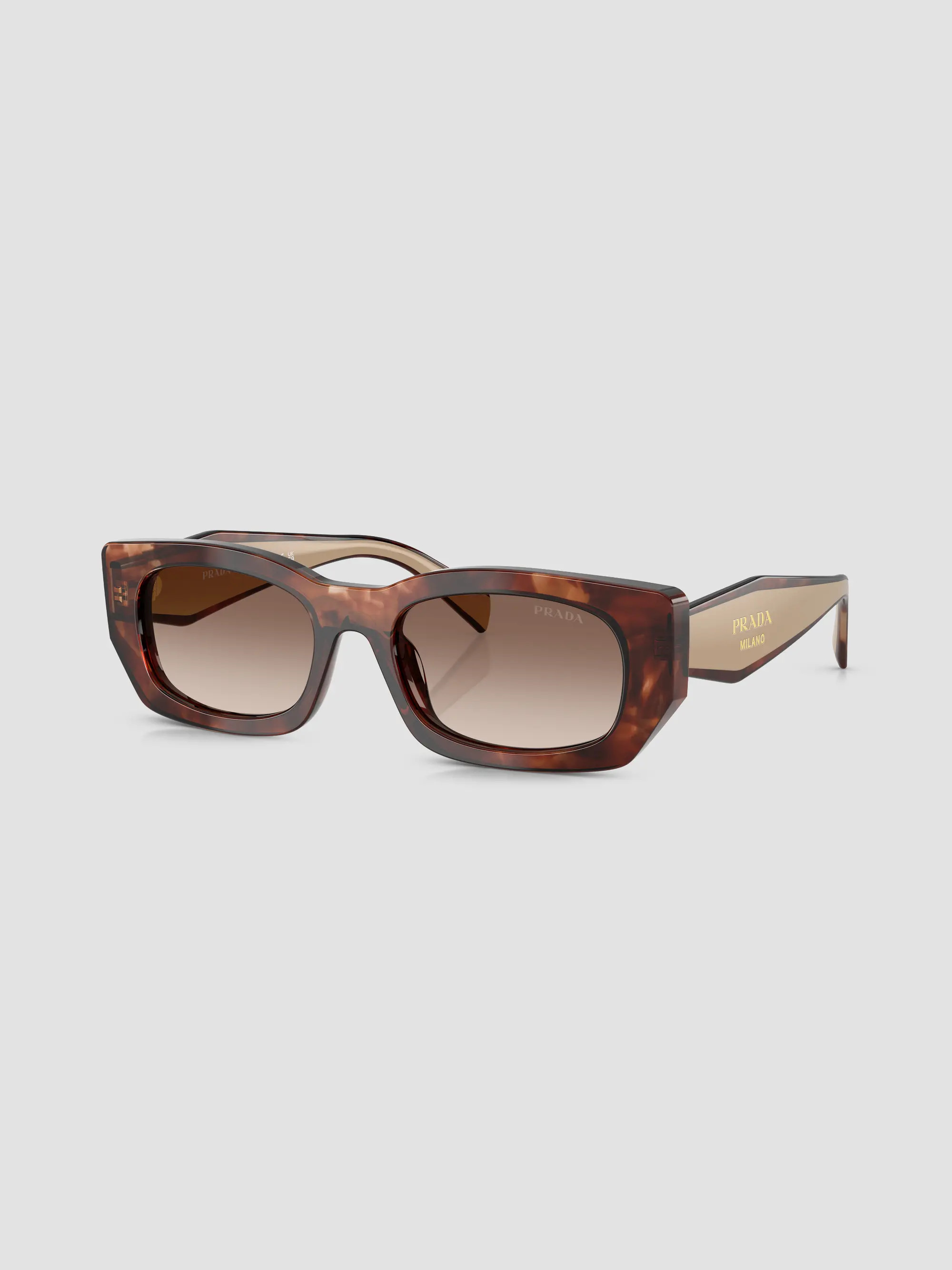 Prada 53MM Rectangle Pillow Sunglasses | Saks Fifth Avenue | Saks Fifth Avenue