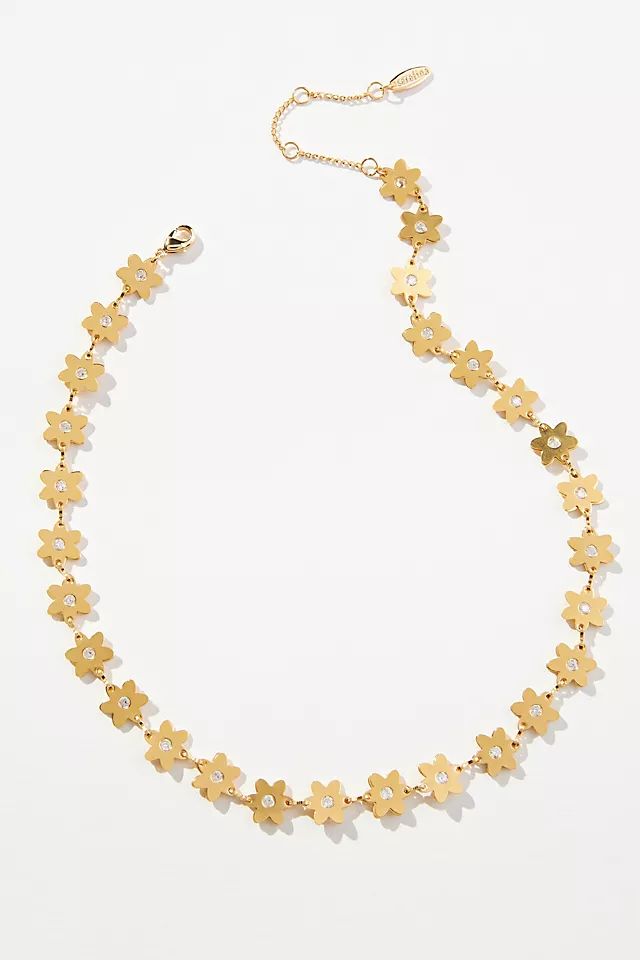 Layered Flower Necklace | Anthropologie (US)
