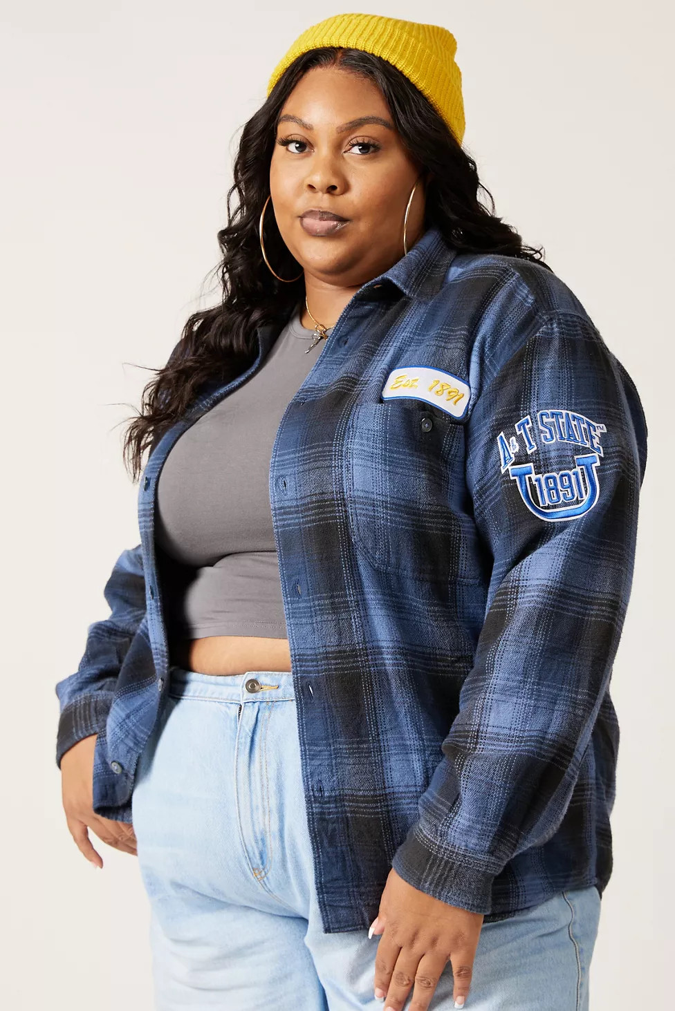 UO Summer Class ’22 Urban Renewal Remade North Carolina A&T State University Flannel Shirt | Urban Outfitters (US and RoW)