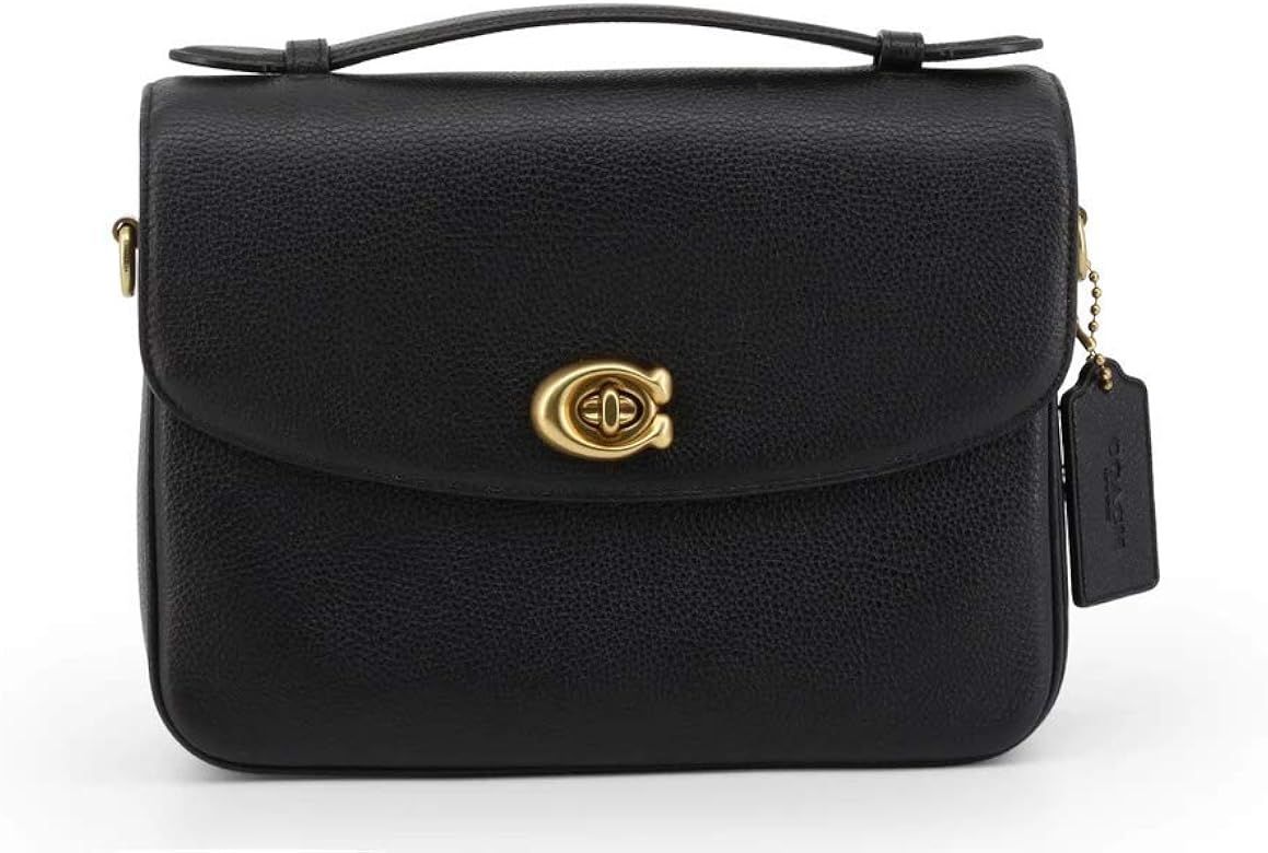 Women's Polished Pebbled Leather Cassie Crossbody | Amazon (US)