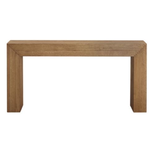 Zarah Wood Console Table in Walnut | Ballard Designs, Inc.