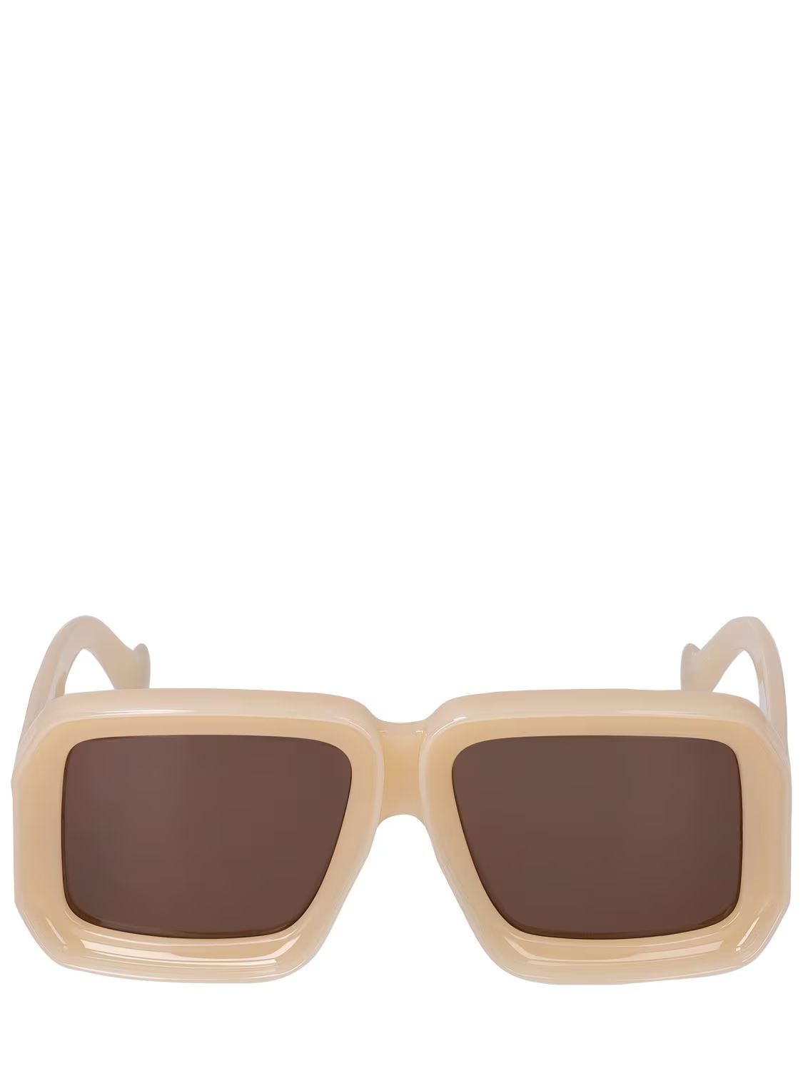 Loewe - Paula's dive in mask acetate sunglasses - Champagne/Brown | Luisaviaroma | Luisaviaroma