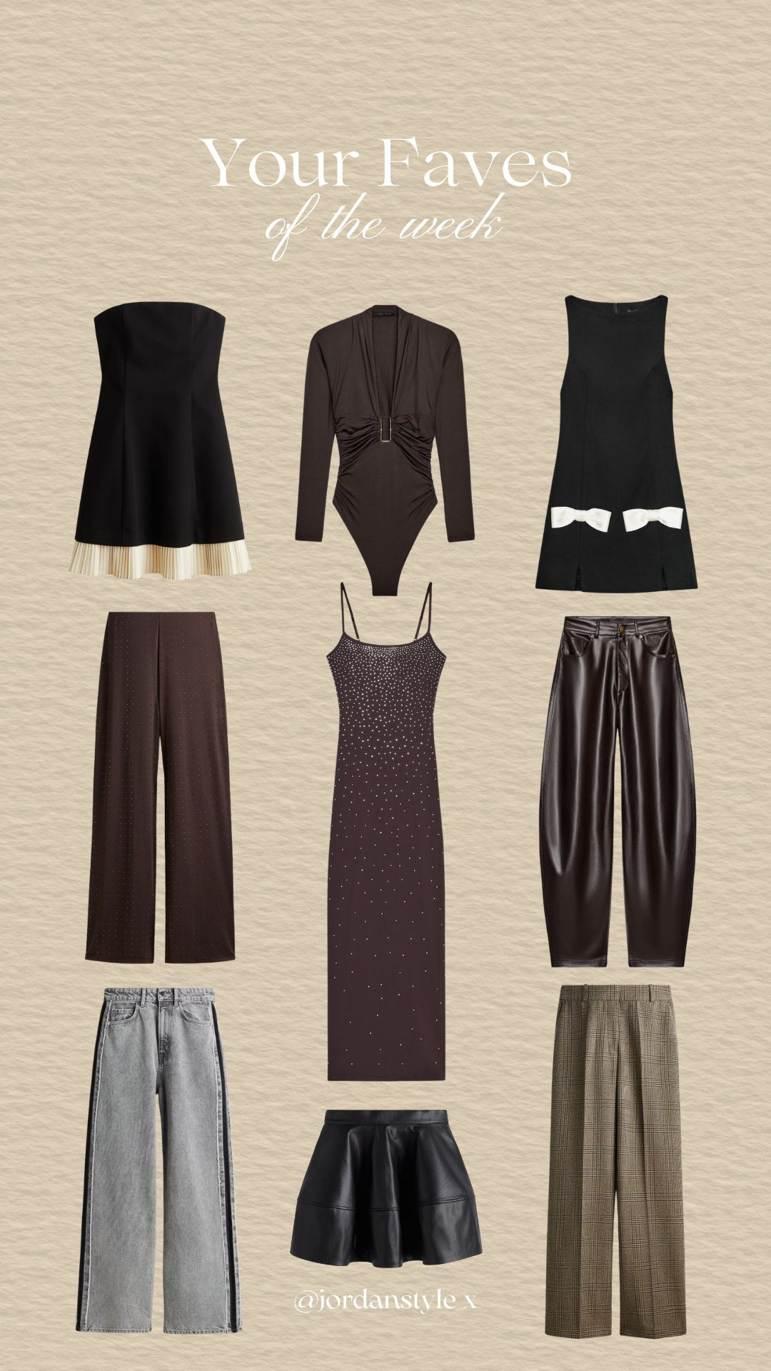 Your faves from the last week! Partywear, outfit ideas, transitional style, knitwear, high street finds, H&M, Zara, AW25 

 #LTKuk #LTKwinter #LTKstyletip