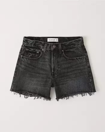 Mid Rise Boyfriend Shorts | Abercrombie & Fitch (US)