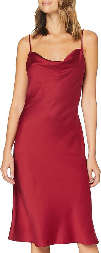 find. Women's Midi Satin Dress | Amazon (UK)
