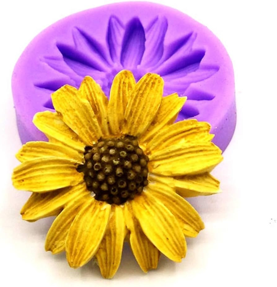 Chrysanthemum Silicone Mold,Flower Fondant Cake Baking Molds,Flowers Candy Cake Mould by Runloo -... | Amazon (US)