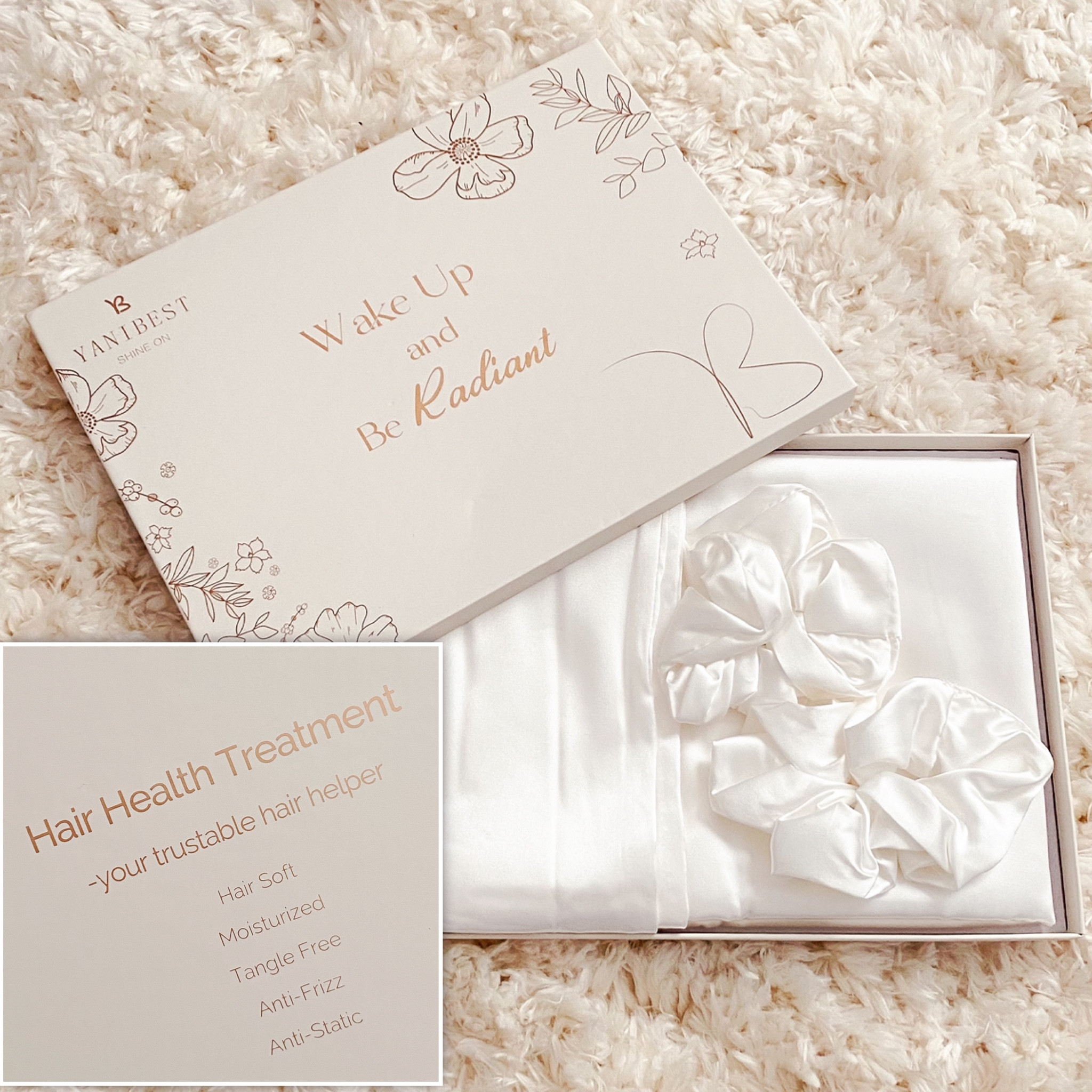 Amazon set of 2 satin pillow case + 2 silky scrunchies✨


#satin #pillowcase #healthy #hair #anti-frizz #beauty #skin #sleep 

#LTKSeasonal #LTKFind #LTKunder50