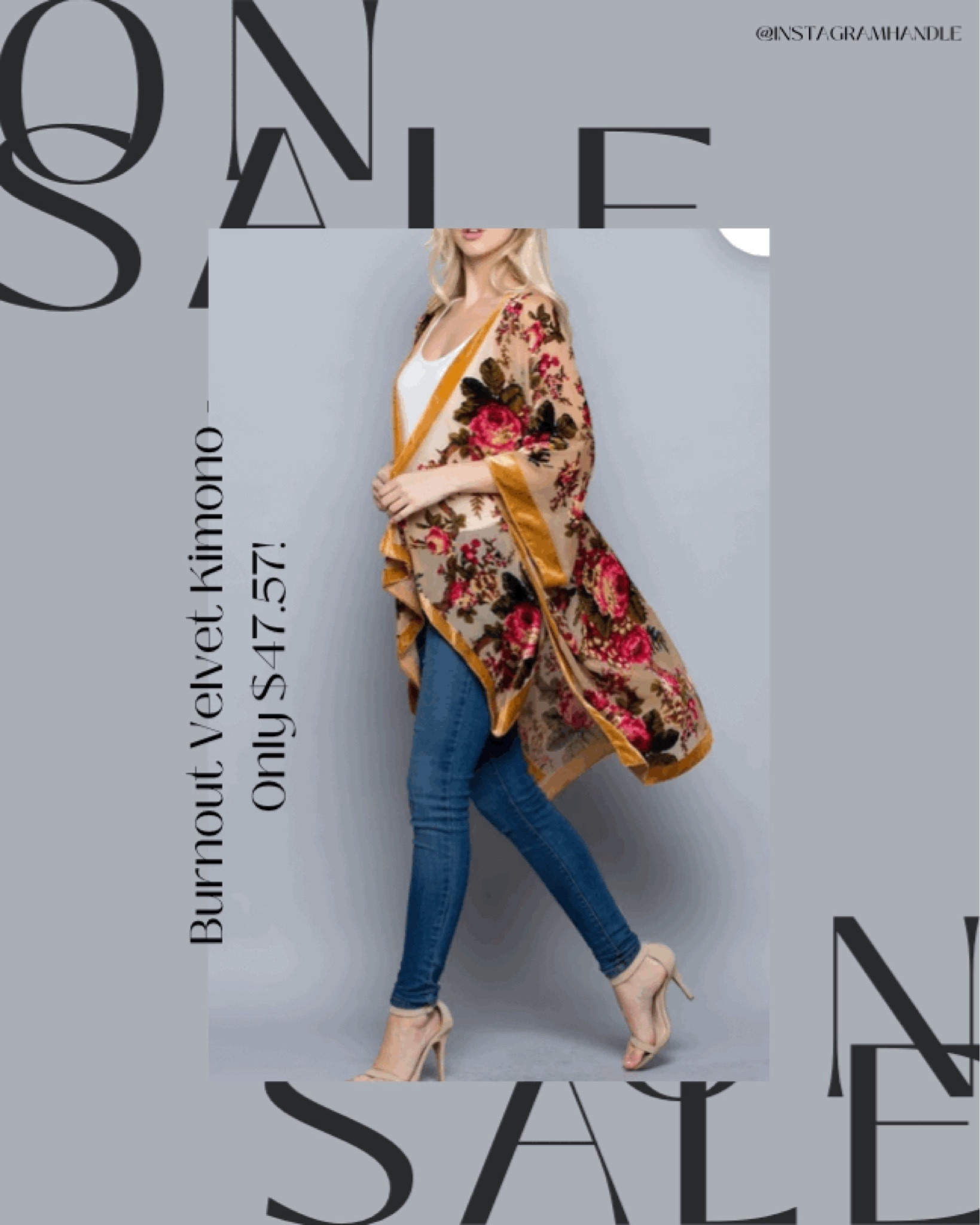 IN 5 CARTS
Price: $47.57
Original Price:$73.18
35% off sale for a limited time
Burnout Velvet Kimono 

Tie Dye Kimono, cardigan, kimonos, beach kimono, kimono jacket, kimono cardigan, long kimono, beach cover up, boho kimono, for her, for her, Best Friend Gift, Best Friends Gift, Gift For Her, Gift For Women, Birthday Gifts, Bday Gifts for her, Bday Gift


Vintage inspired floral motif burnout with intricate tassel and side slits kimono

*60% Nylon, 40% Viscose
*APPROX. L 36 W 40

Returns & exchanges accepted
 within 7 days
Free shipping

#LTKmidsize #LTKplussize #LTKsalealert