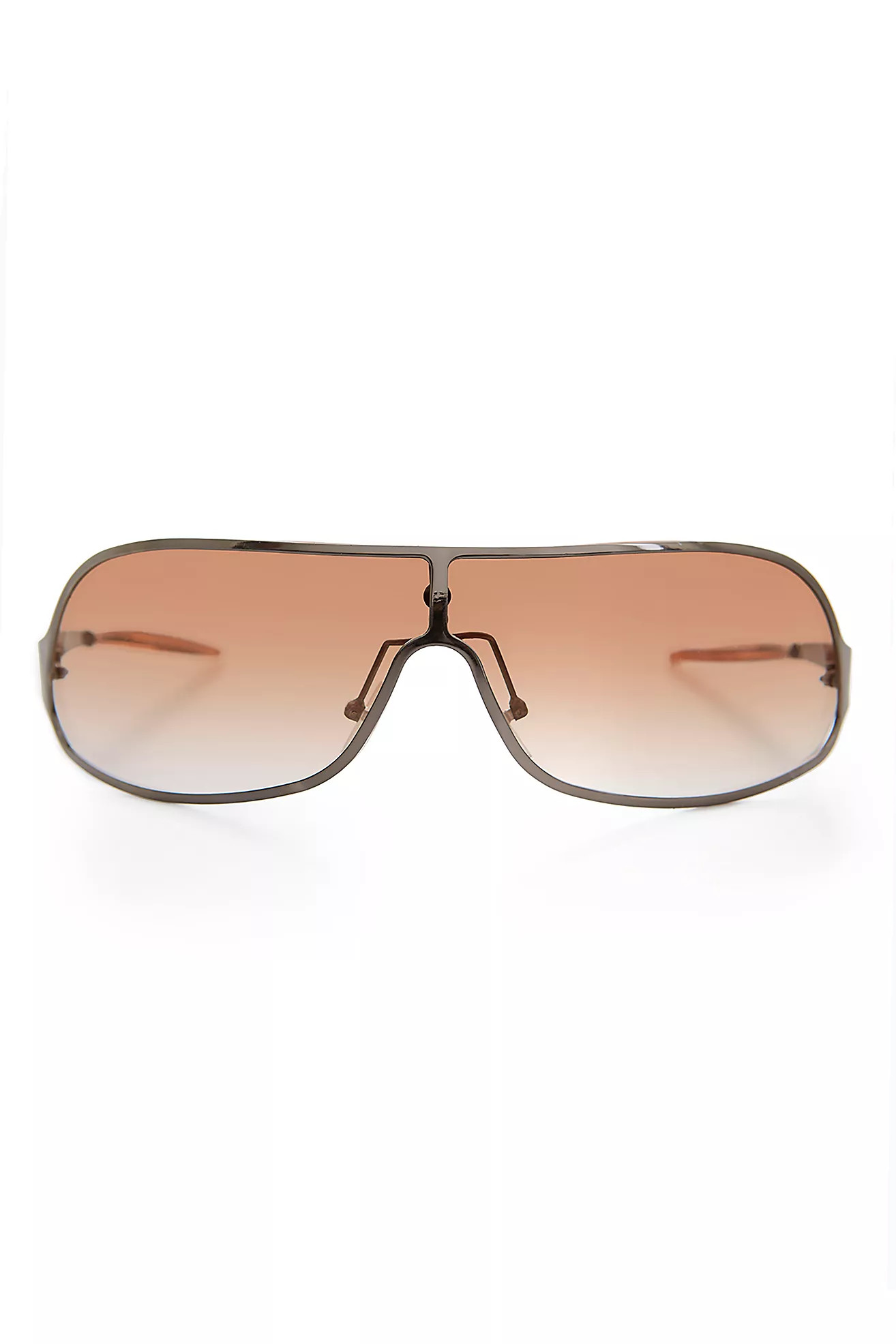 Vintage Story Tinted Lens Shield Sunglasses Selected by Sunglass Museum | Free People (Global - UK&FR Excluded)