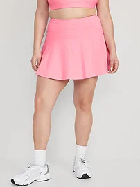 High-Waisted PowerSoft Mini Skort for Women | Old Navy (US)
