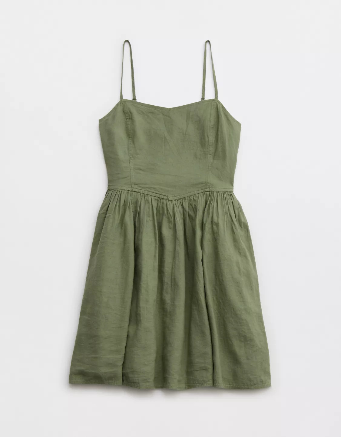 Aerie Love Of Linen Blend Mini Dress | Aerie