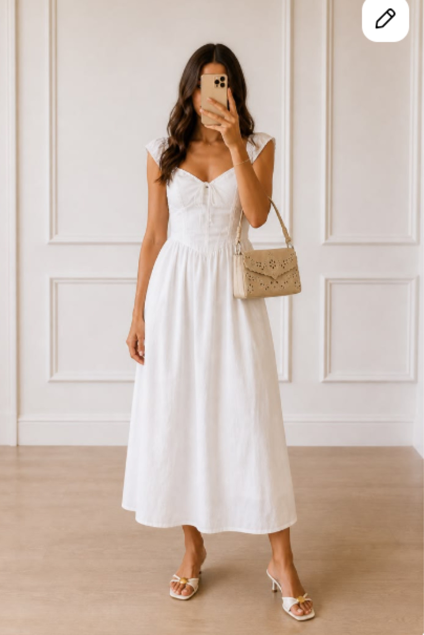 This is the kind of dress I reach for over and over in the summer 🤍

So easy, flattering, and instantly makes you look put together.

I styled it with neutral heels + a soft structured bag for that effortless, elevated feel.

Perfect for:
• brunch
• vacation
• everyday wear
• summer events

Everything is linked here ↓

#LTKWedding #LTKootd #LTKSeasonal