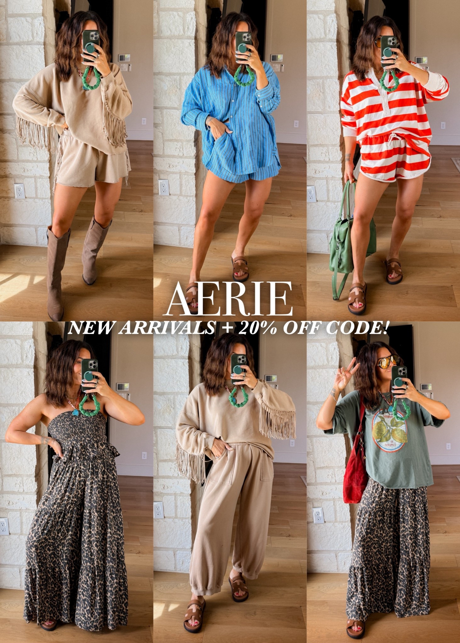 New arrivals from aerie. It’s all on sale +use code: STEPH20   gets you 20% off, and it’s stackable on sale items + sitewide free shipping…..ohhhhh yes baby!

Wearing a large in everything! 
Graphic tee: XL
White shorts: large (they already run oversized and slouchy, so just get your true size!)


#LTKxAerie #LTKMidsize #LTKSaleAlert