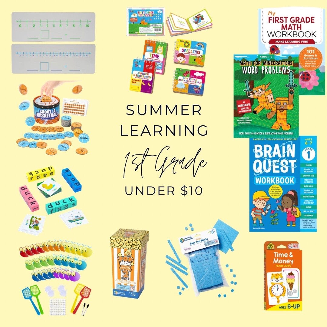 Summer learning resources for children entering 1st Grade! #summerlearning #firstgrade #firstgradeprep #learningresources

#LTKmomlife #LTKKids #LTKSeasonal