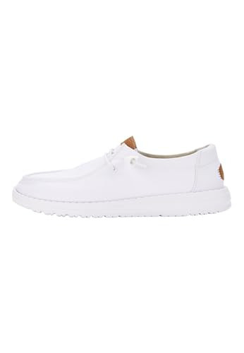 HEYDUDE Women's Wendy Canvas White | Amazon (US)
