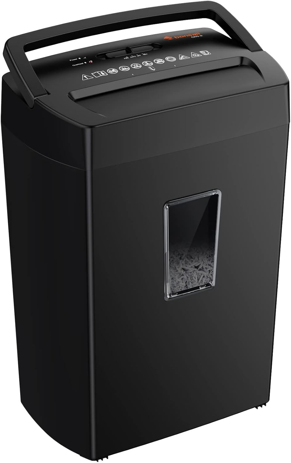 Bonsaii 12-Sheet Cross Cut Paper Shredder, 5.5 Gal Home Office Heavy Duty Shredder for Paper, Cre... | Amazon (US)