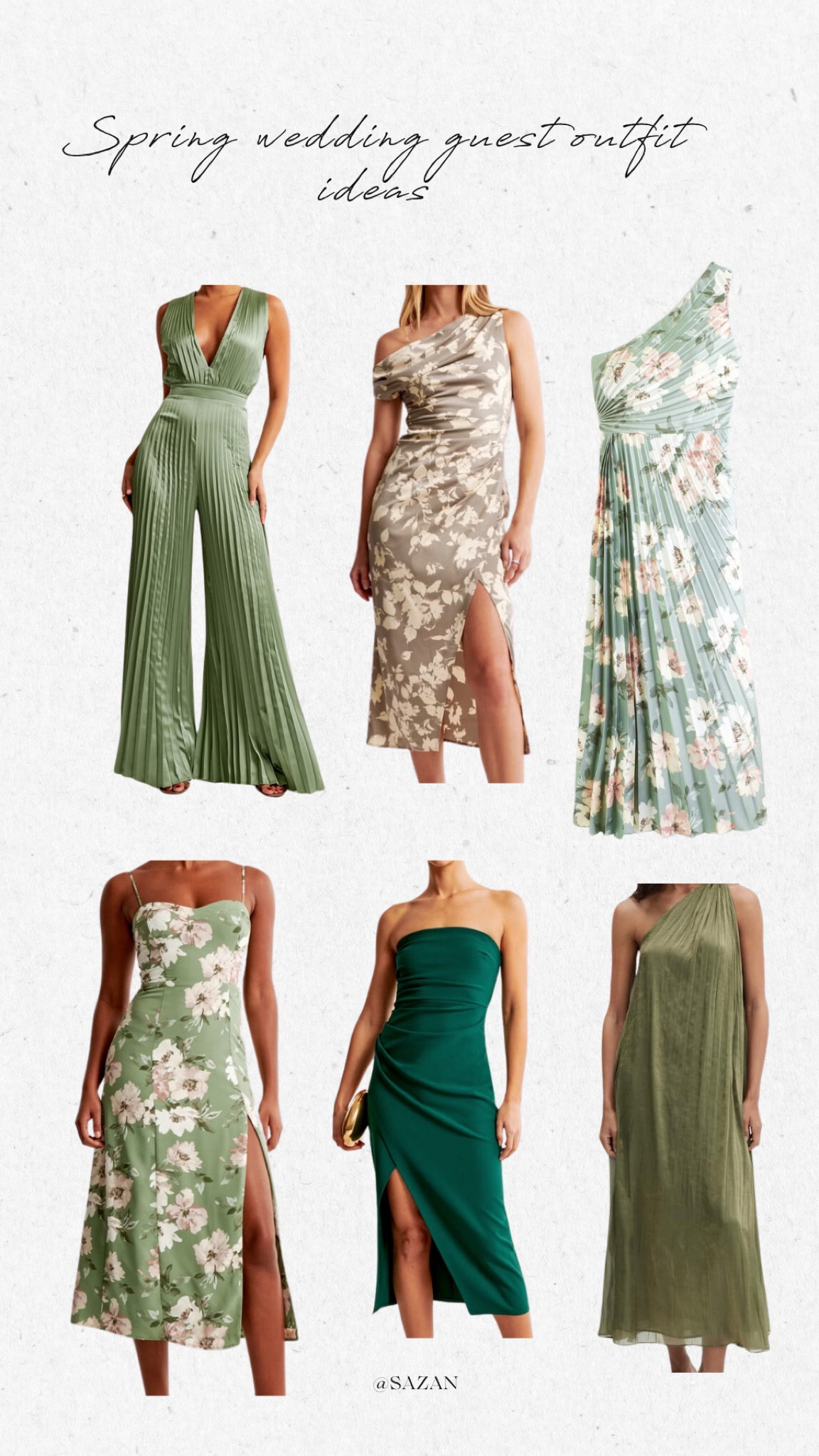 Shades of green wedding guest ideas 👗

#LTKwedding #LTKSpringSale #LTKstyletip