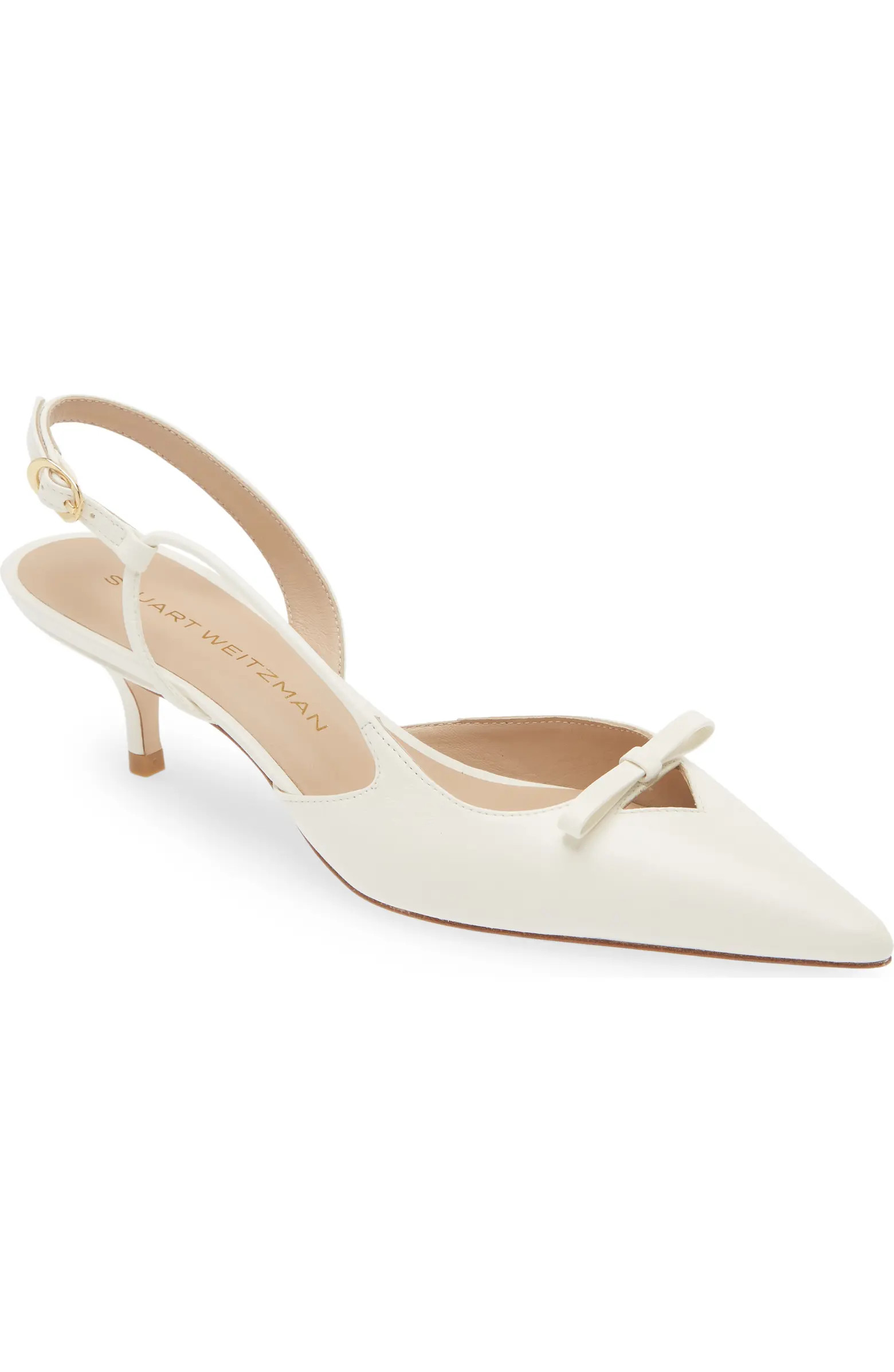 Stuart Weitzman Tully Pointed Toe Slingback Pump (Women) | Nordstrom | Nordstrom
