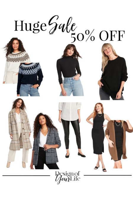 HUGE SALE at Old Navy NOW, 50% off ends soon! Plus size clothes, curvy, Women’s clothes, sweaters, shackets, jackets, blazer, cardigan, faux leather pants, leggings

#LTKstyletip #LTKfamily #LTKsalealert