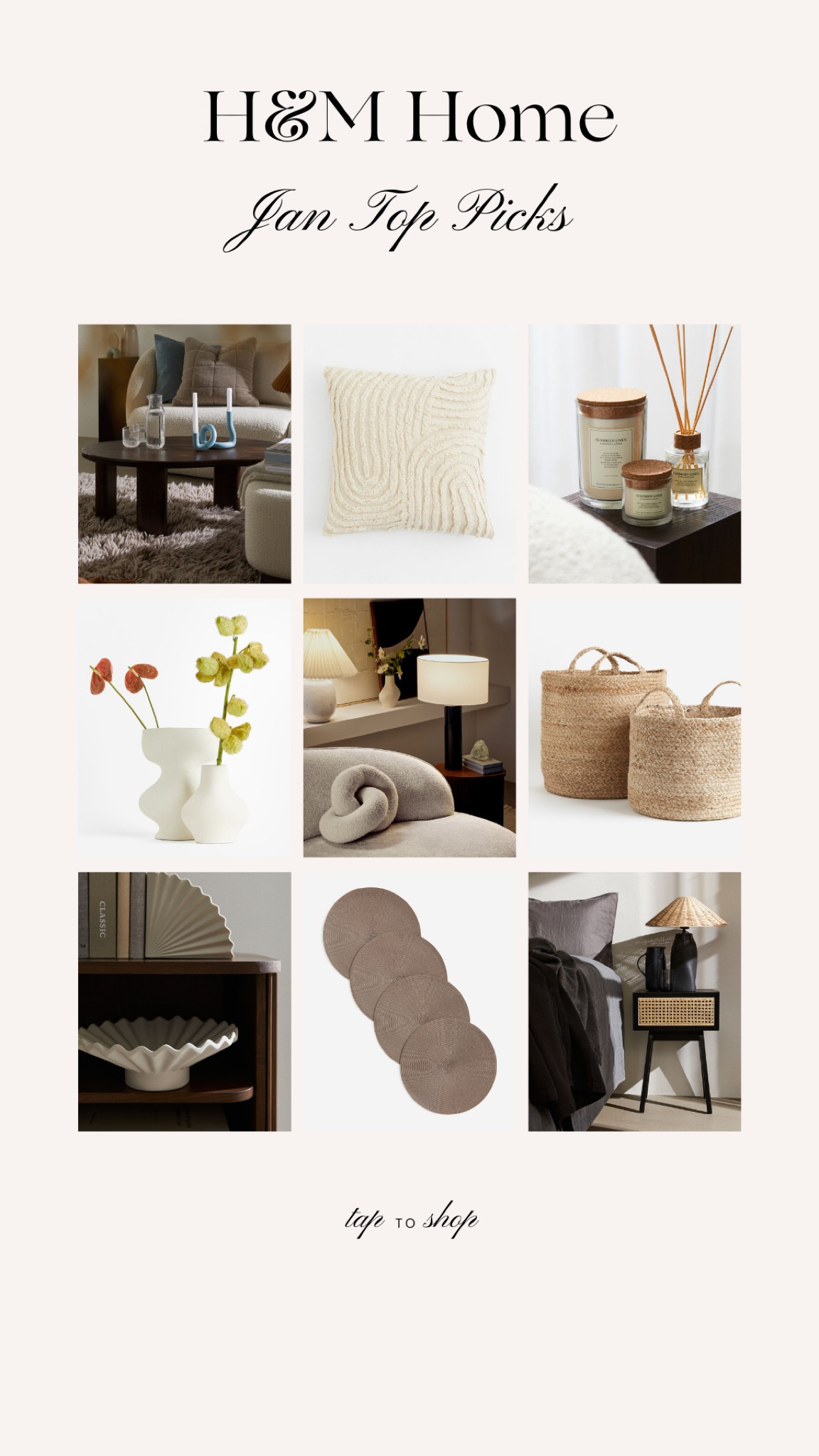 H&M Home Jan top picks | Neutral decor | H&M Home new in | Neutral home 

#LTKhome #LTKeurope #LTKstyletip
