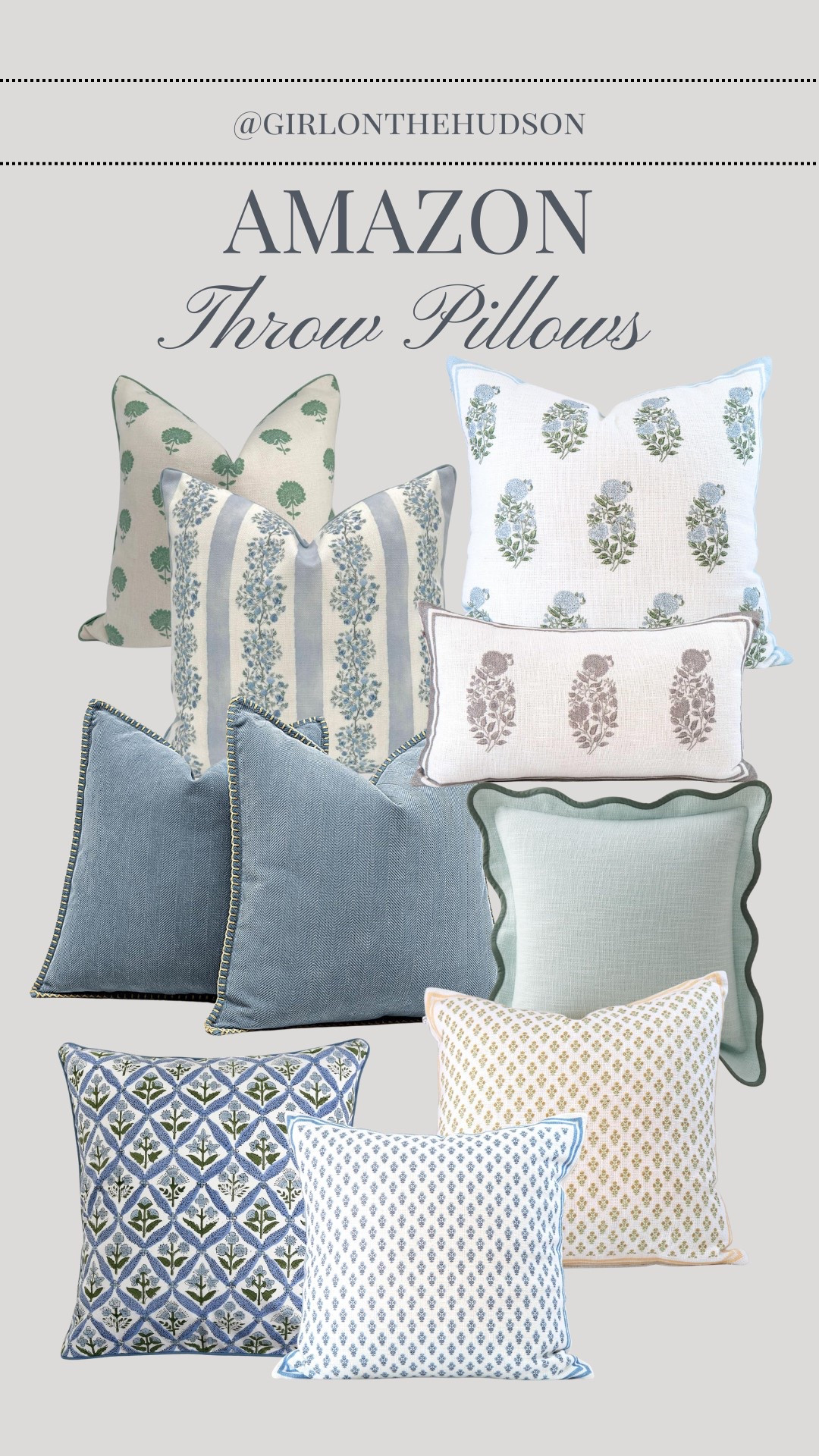 Designer-inspired throw pillows from Amazon! Pair these affordable pillowcases with my favorite insert and they will look 👌🏻

#LTKHome #LTKStyleTip #LTKFindsUnder50