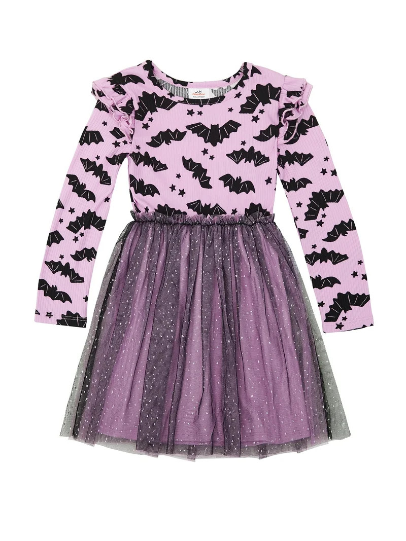 Way to Celebrate Toddler Girl Halloween Tutu Dress, Sizes 12M-5T | Walmart (US)