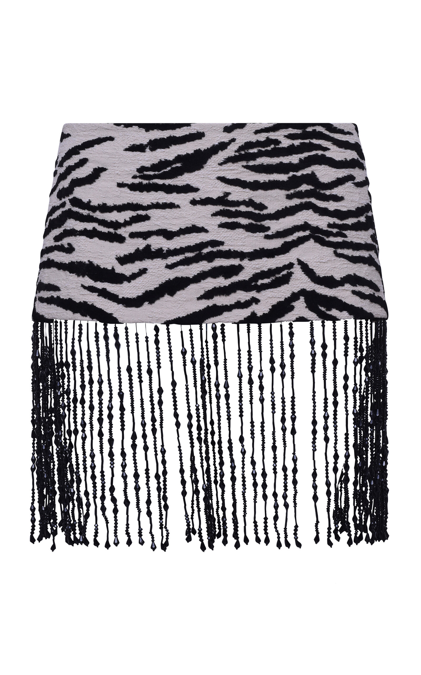 Animalier Fringe-Trimmed Mini Skirt | Moda Operandi (Global)