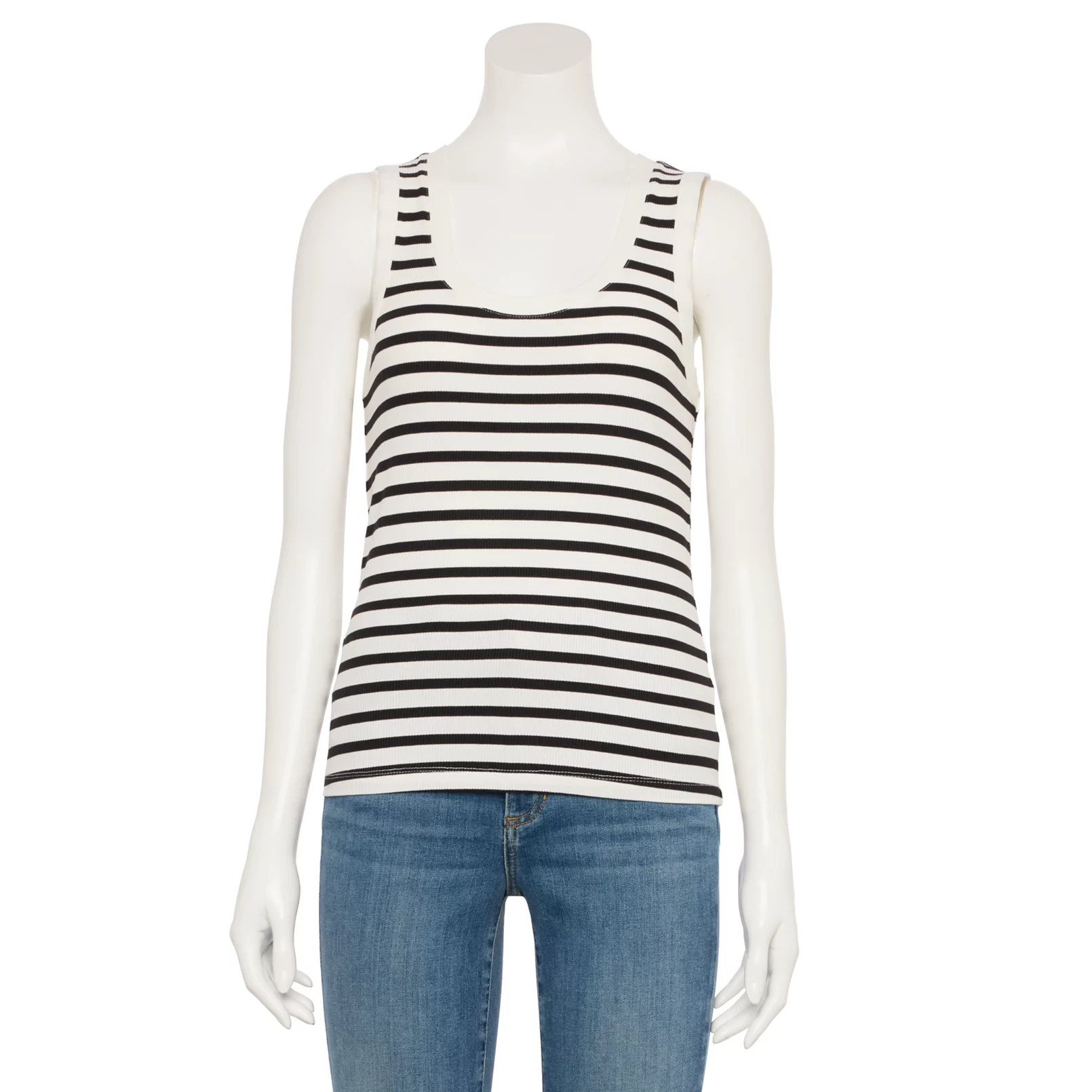 Women's Nine West Fitted Rib Tank Top | Kohl's