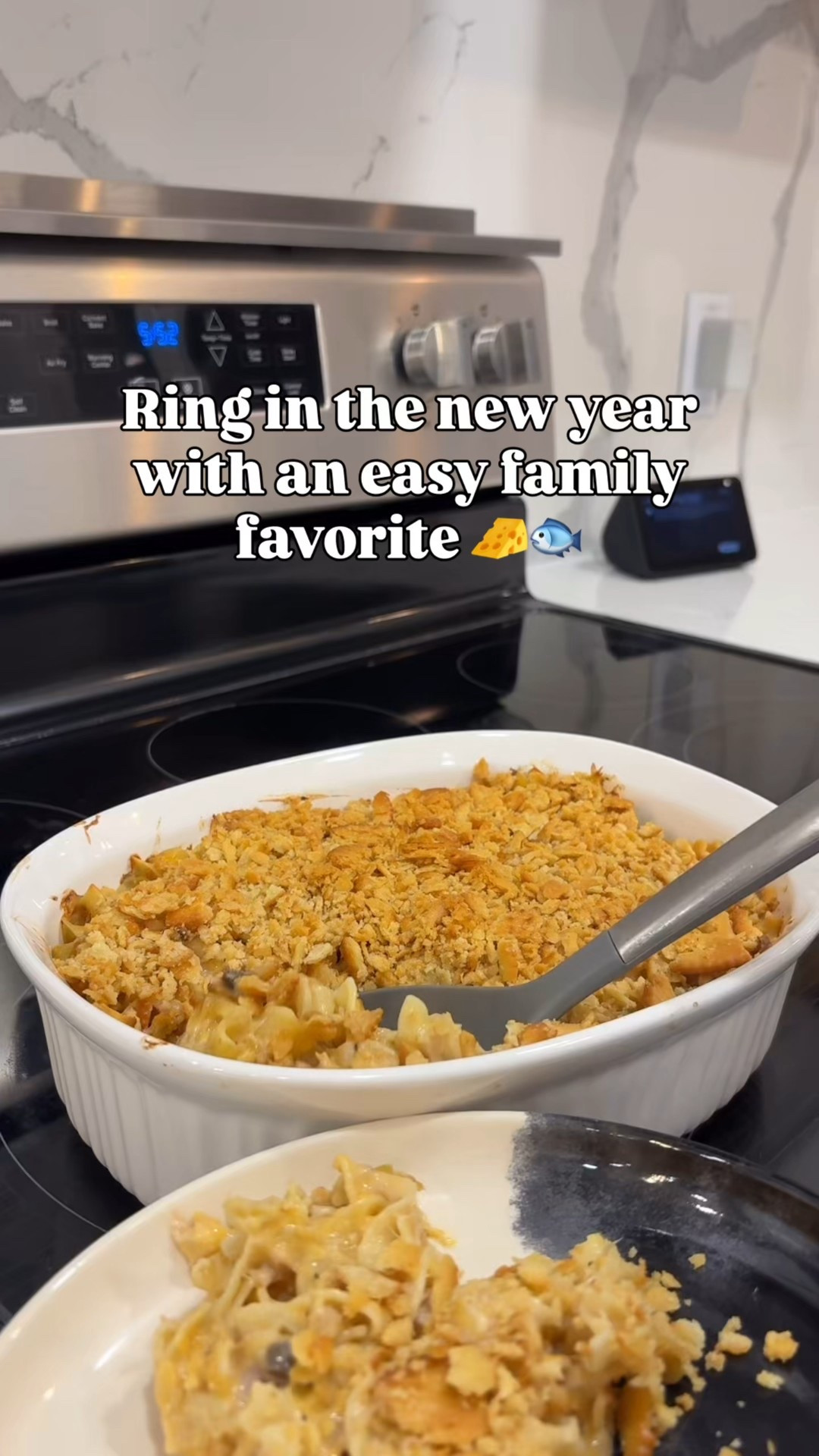 A cozy classic with a mom-approved upgrade image.png This tuna noodle casserole is one of those easy, comforting meals my family always loves—and I’m using Safe Catch tuna, which I trust because it’s tested for mercury and safe for the whole family. (Plus a quick puppy break because that’s just real life around here image.png)
Tuna Noodle Casserole Recipe:
• 1 (10.75 oz) can condensed cream of mushroom soup
• ½ cup milk
• 1 tsp salt
• ¼ tsp black pepper
• 2 (5 oz) cans Safe Catch tuna, drained & flaked
• 3 cups cooked egg noodles
• 1 cup shredded cheddar cheese
• 1 cup crushed butter crackers or breadcrumbs
• 2 tbsp melted butter
Instructions:
image.png Preheat oven to 350°F
 Mix soup, milk, salt & pepper in a large bowl
 Stir in tuna, noodles & cheese
 Pour into a 9×13 baking dish
 Mix crackers with melted butter and sprinkle on top
 Bake 20–25 minutes until bubbly & golden
 Let rest a few minutes… then enjoy 

#LTKHome #LTKSeasonal #LTKfoodie