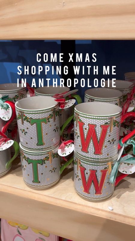 Come Xmas shopping with me in Anthropologie. Mini edition. Xmas mugs. Festive mugs. Candles. Champagne glasses. Sweatshirt. 


#LTKCyberWeek #LTKhome #LTKGiftGuide
