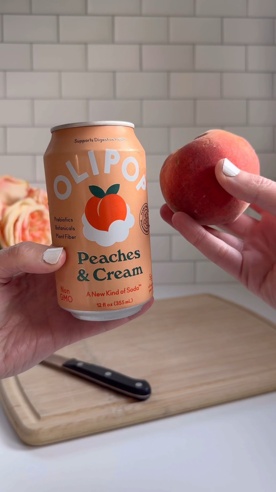 Peaches and cream, Italian cream soda