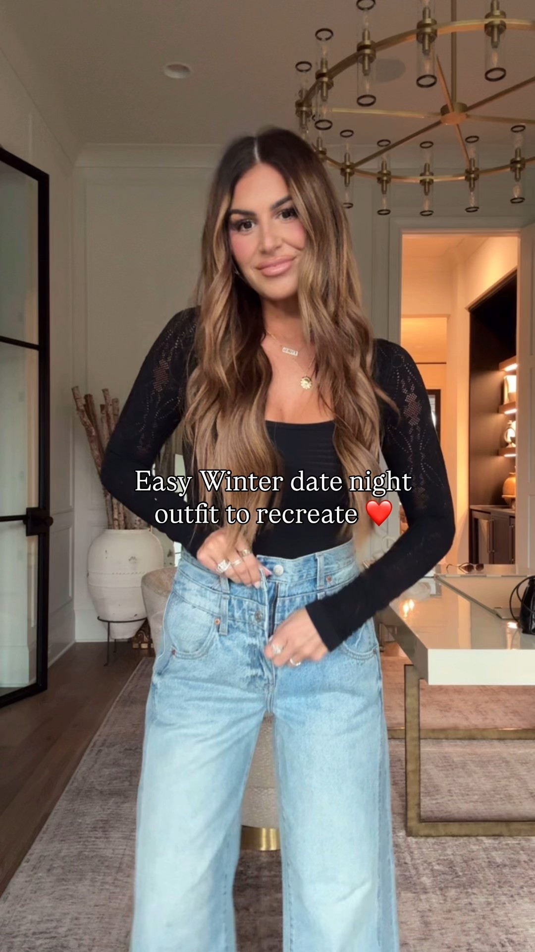 Date night OOTN 💕wearing Small top, size 4 jacket and 27 denim 

#LTKdayinmylife #LTKootd #LTKgrwm