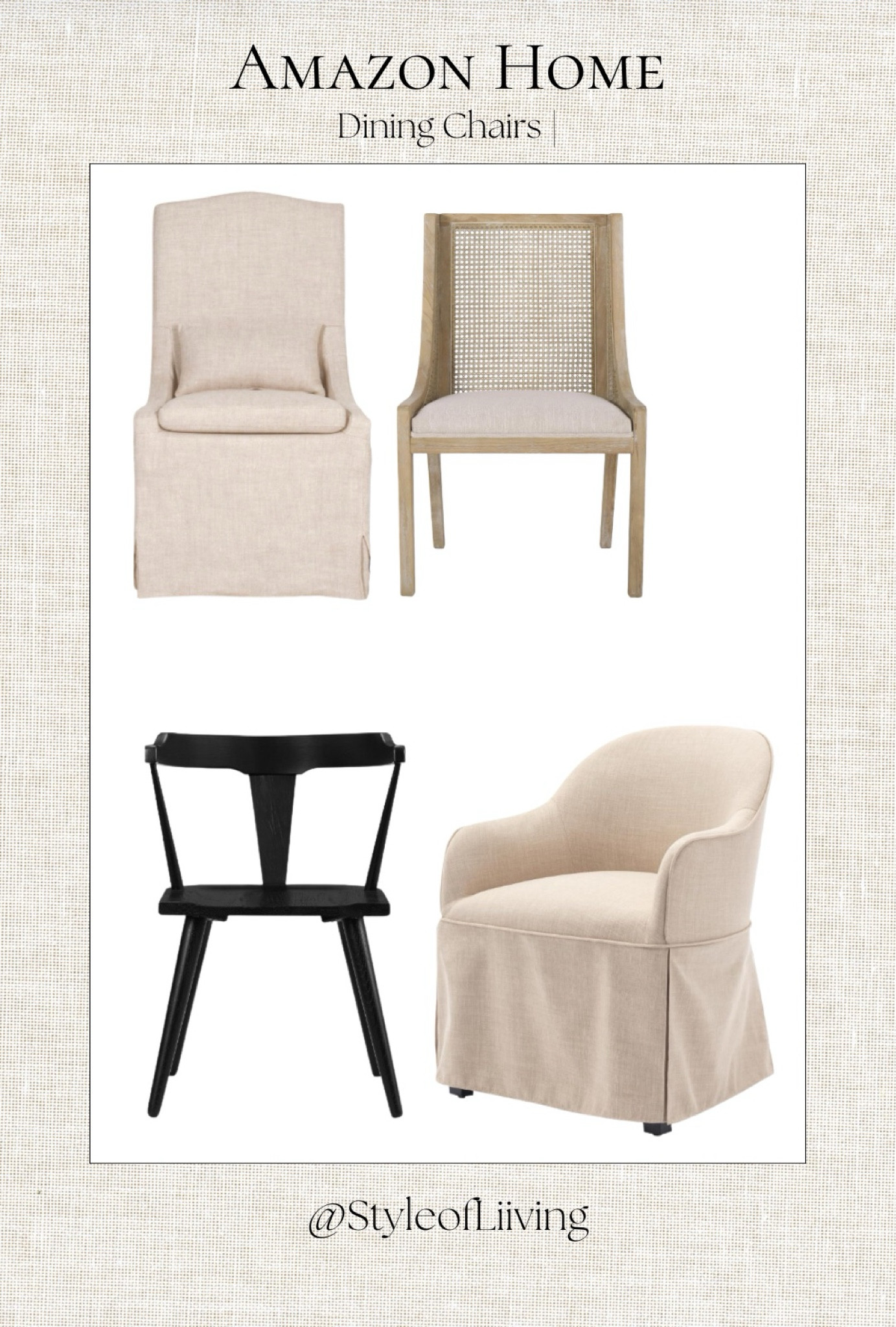 Dining room chairs #amazonhome #founditonamazon #diningroom

#LTKHome #LTKFamily #LTKStyleTip