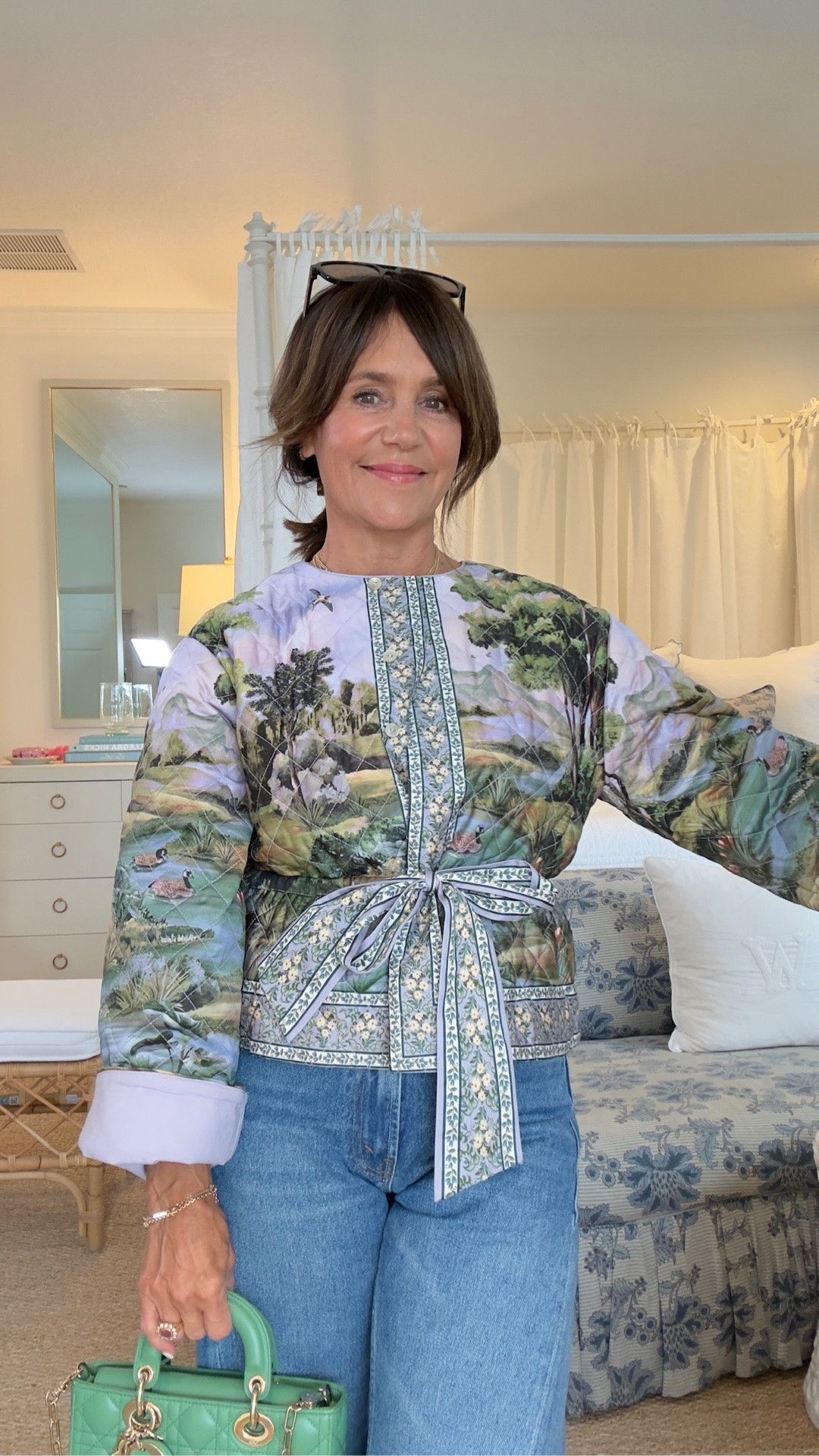 This jacket was love at first sight! And sold out almost instantly! It’s now back in stock at Dillards and Nordstrom, but don’t wait to grab it as it’ll likely sell out quickly again! True to size

#LTKootd #LTKOver40 #LTKSeasonal