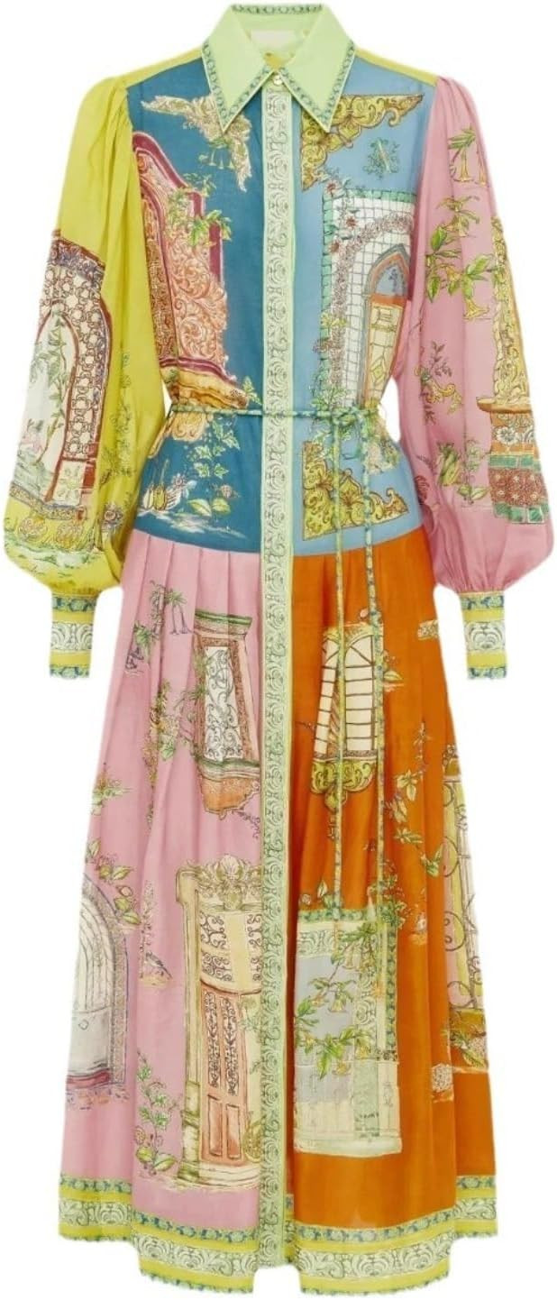 Women's printed pajama set bohemian style pajamas | Amazon (US)