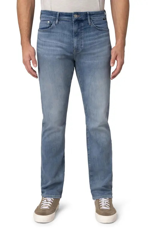 Mavi Jeans Zach Straight Leg Jeans in Ontario Feather Blue at Nordstrom, Size 36 X 32 | Nordstrom