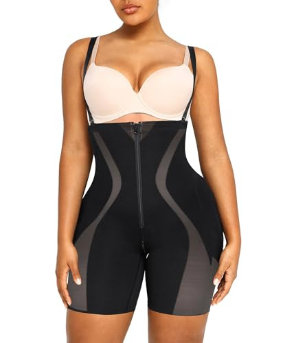 SHAPELLX Body Shaper Tummy Control Fajas Butt Lifting Bodysuit Corset Shapewear Colombiana Shapewear for Women | Amazon (US)