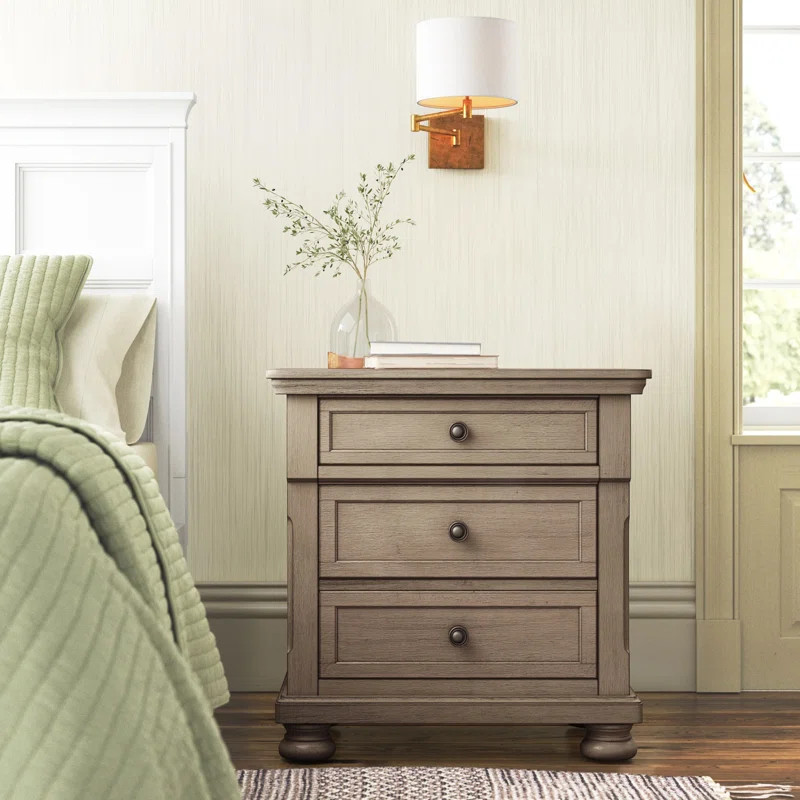 Alek Solid + Manufactured Wood Nightstand | Wayfair North America