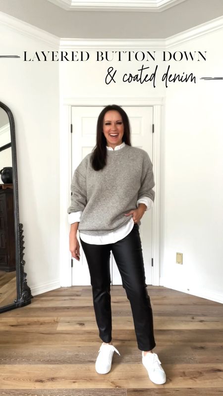 Elevated casual looks for Thanksgiving!

Look 1:
Sweater-wearing large, runs tts
Joggers-medium, could do small
Look 2:
Cardigan-small
Pants-tts, size 6
Loafer-run a little bit
Look 3:
Sweater-sized up to large
Pants-roomy, wearing 6
Look 4:
Sweater-oversized, wearing small
Shoes-tts

Casual look | faux leather pants trousers cropped | loafers | thanksgiving outfit look 

#LTKunder50 #LTKunder100 #LTKstyletip