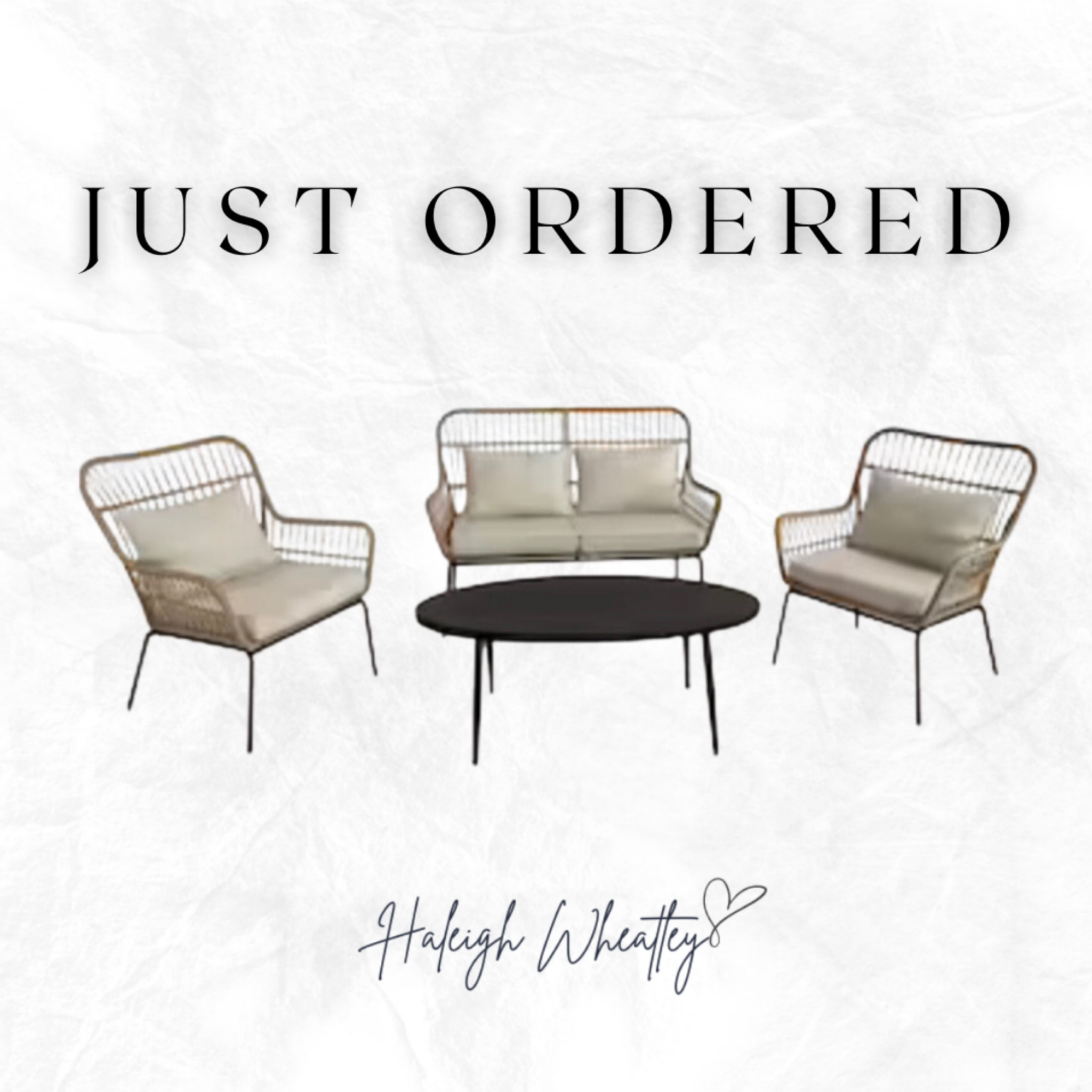 ON SALE! Patio set under $500 🤍

#outdoor #patio #outdoorfurniture #loveseat #summer #lawn #decor 

#LTKhome #LTKsalealert #LTKfamily