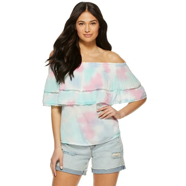 Sofia Jeans by Sofia Vergara Women's Cha Cha Top - Walmart.com | Walmart (US)