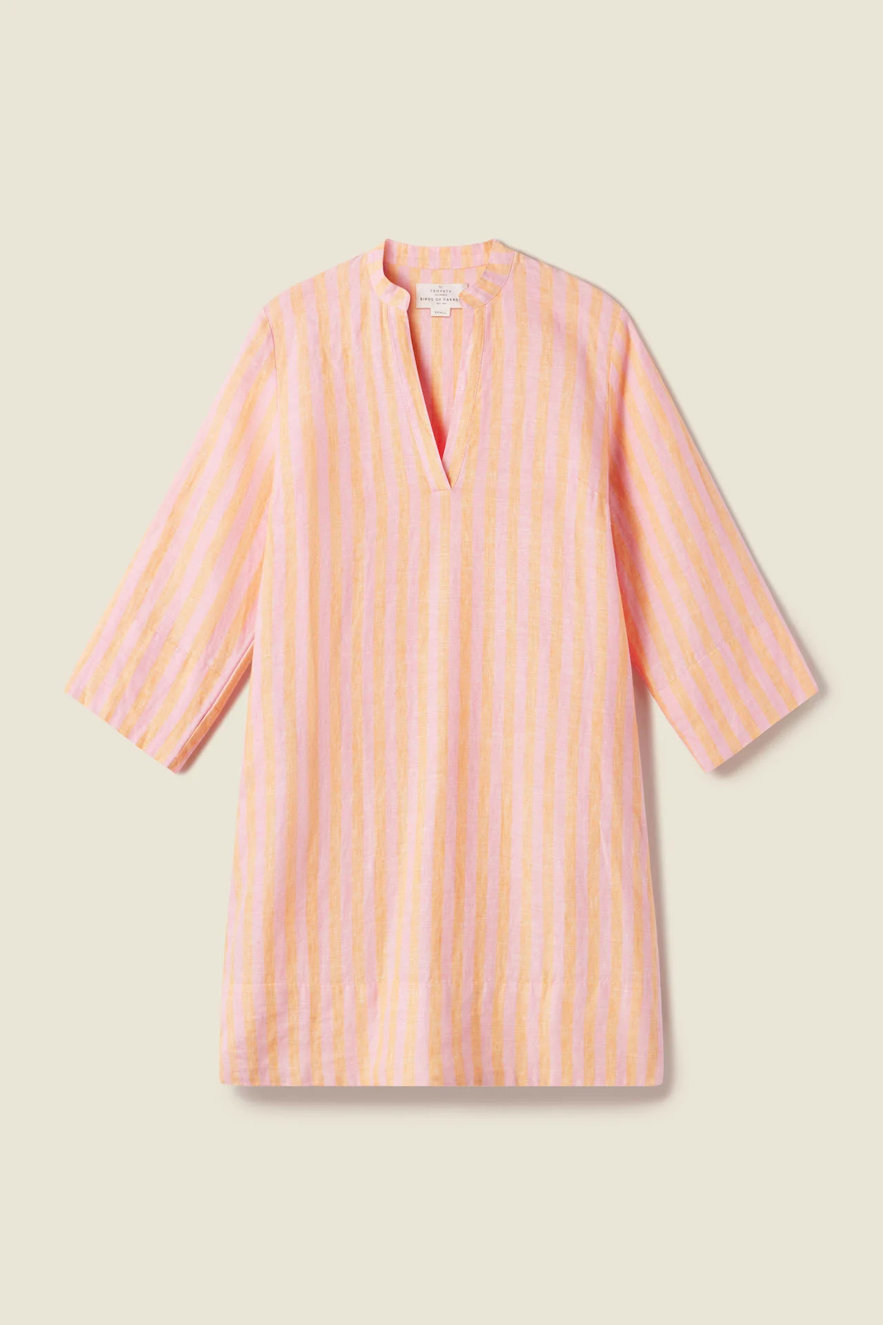 Lucca Shift Dress Creamsicle Stripe | TROVATA