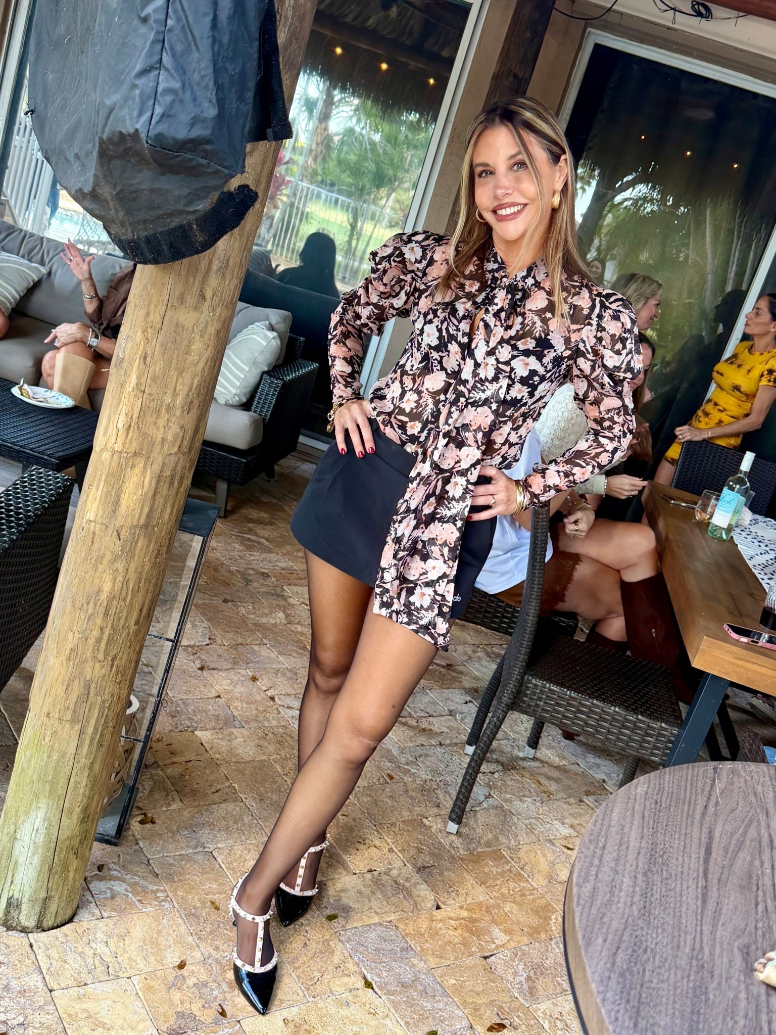 Friendsgiving outfit! Everything true to size! I’m in small in blouse & skorts! 

#LTKStyleTip #LTKSeasonal