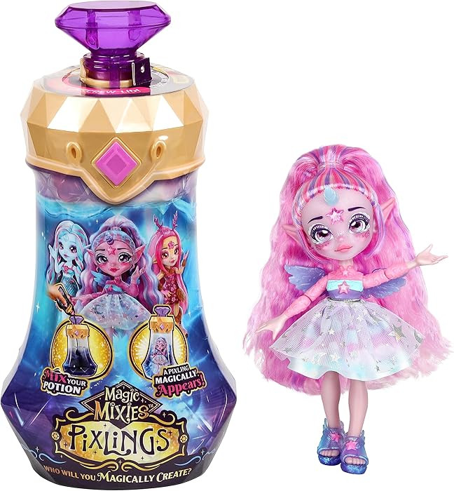 Magic Mixies Unia The Unicorn Pixling - Reveal 6.5" Doll from Potion Bottle | Amazon (US)