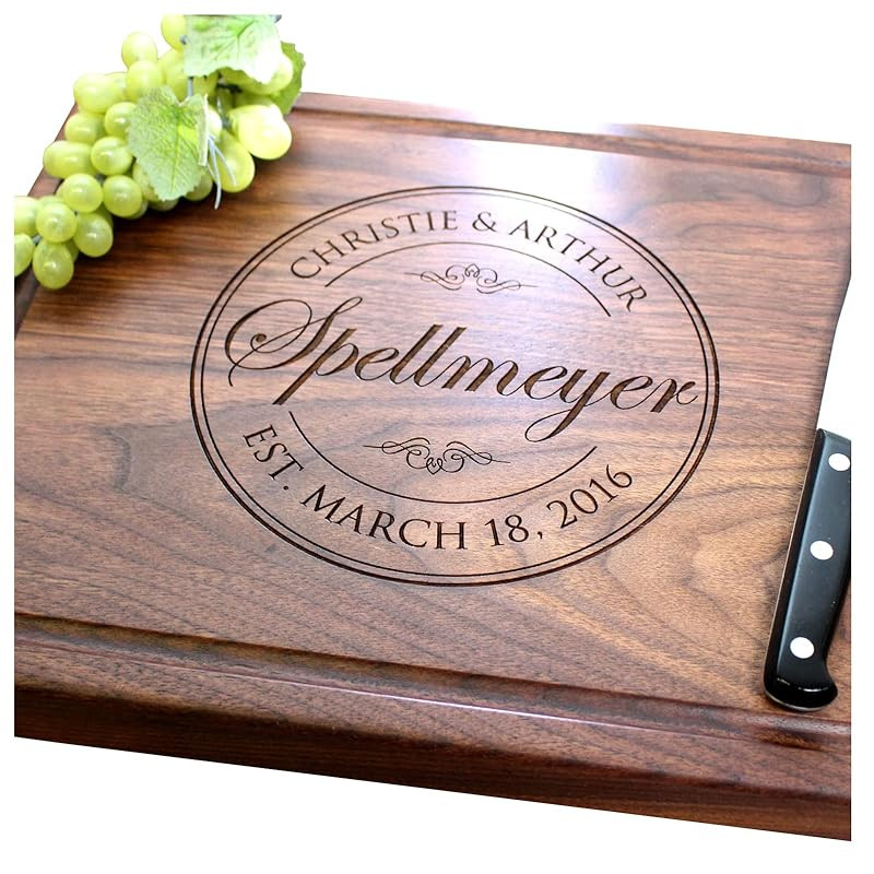 Straga - Engraved Cutting Boards for Personalized Gifts, Practical Wedding Gifts and Keepsakes, C... | Amazon (US)